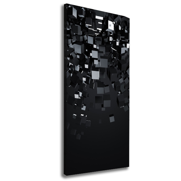 Fotografía en lienzo vertical Abstracción 3D