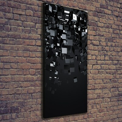 Fotografía en lienzo vertical Abstracción 3D