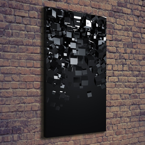 Fotografía en lienzo vertical Abstracción 3D