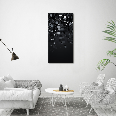 Fotografía en lienzo vertical Abstracción 3D
