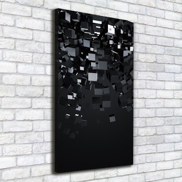 Fotografía en lienzo vertical Abstracción 3D