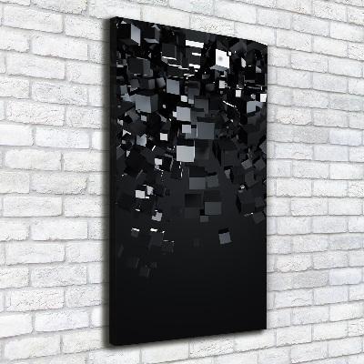 Fotografía en lienzo vertical Abstracción 3D
