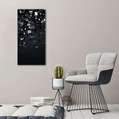 Fotografía en lienzo vertical Abstracción 3D