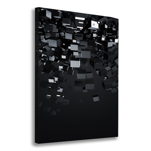 Fotografía en lienzo vertical Abstracción 3D