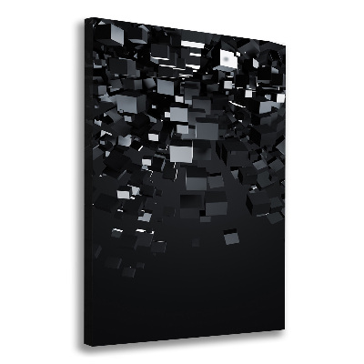 Fotografía en lienzo vertical Abstracción 3D
