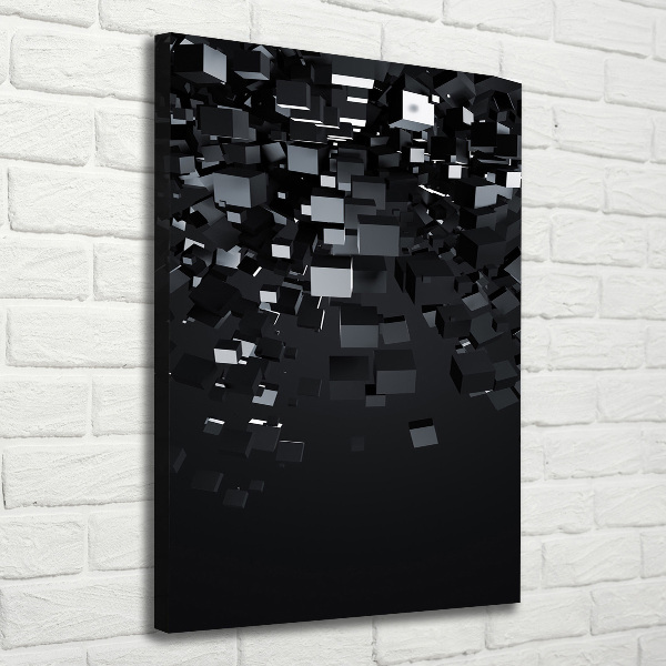 Fotografía en lienzo vertical Abstracción 3D