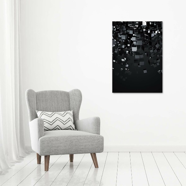 Fotografía en lienzo vertical Abstracción 3D