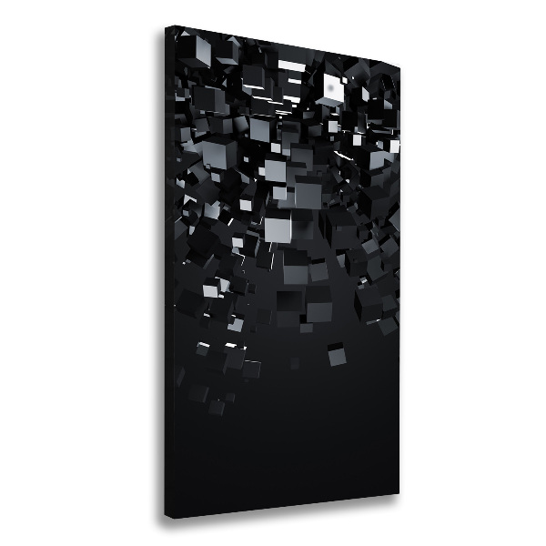 Fotografía en lienzo vertical Abstracción 3D