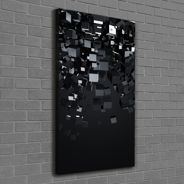 Fotografía en lienzo vertical Abstracción 3D