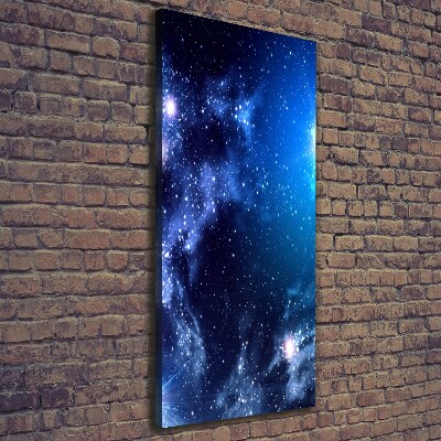 Cuadro moderno en lienzo resistente uv vertical Nebulosa