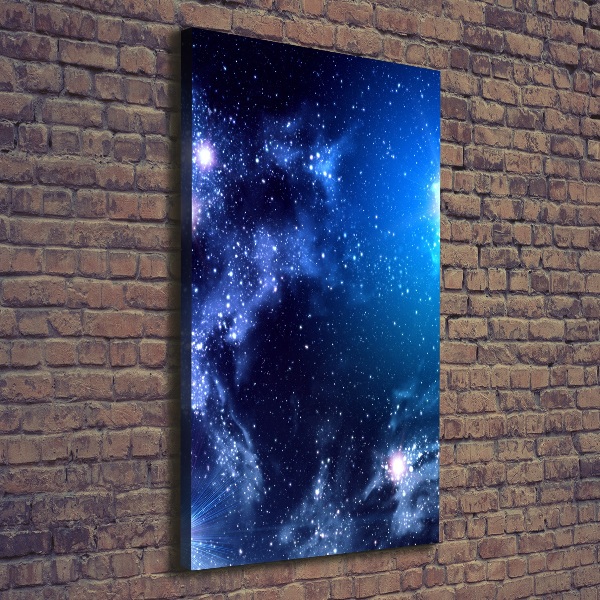 Cuadro moderno en lienzo resistente uv vertical Nebulosa