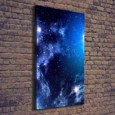 Cuadro moderno en lienzo resistente uv vertical Nebulosa