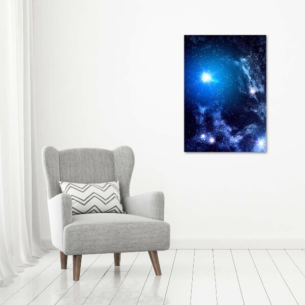 Cuadro moderno en lienzo resistente uv vertical Nebulosa