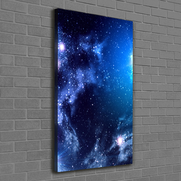 Cuadro moderno en lienzo resistente uv vertical Nebulosa