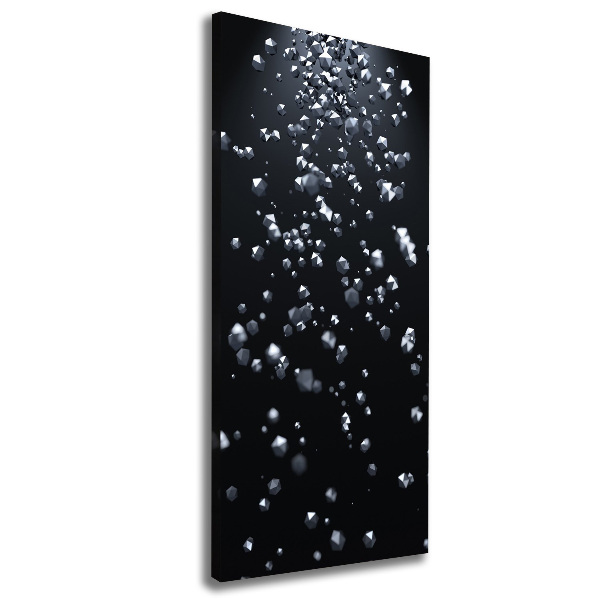 Cuadro moderno en lienzo resistente uv vertical Abstracción 3D