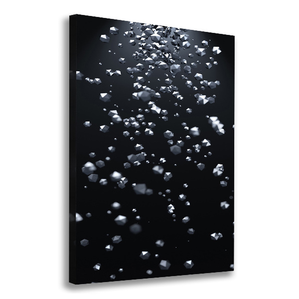 Cuadro moderno en lienzo resistente uv vertical Abstracción 3D