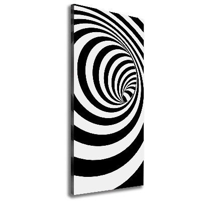 Impresión en lienzo vertical Espiral rayada