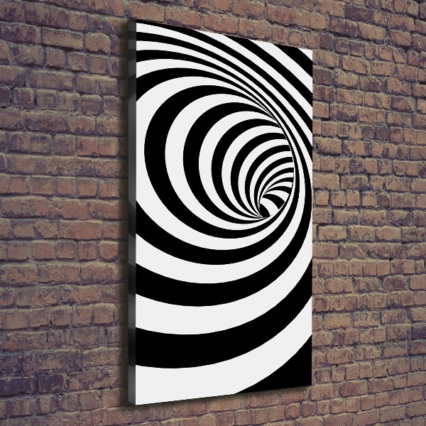 Impresión en lienzo vertical Espiral rayada