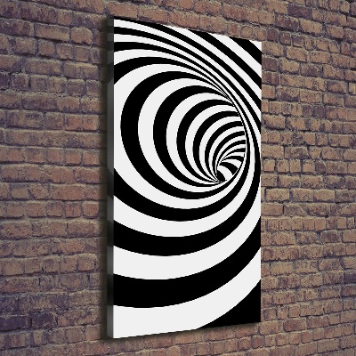 Impresión en lienzo vertical Espiral rayada