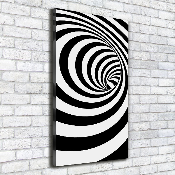 Impresión en lienzo vertical Espiral rayada