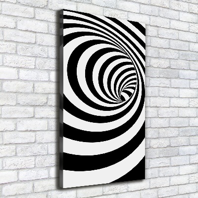 Impresión en lienzo vertical Espiral rayada