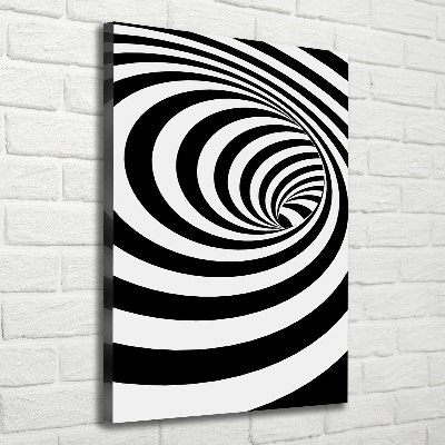 Impresión en lienzo vertical Espiral rayada