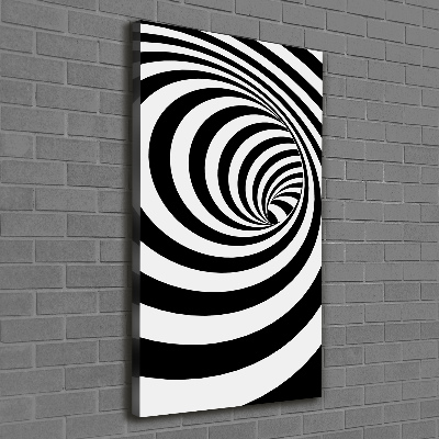 Impresión en lienzo vertical Espiral rayada