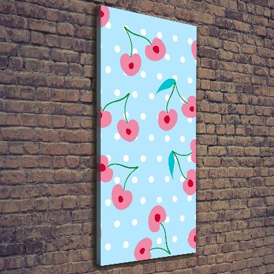 Fotografía en lienzo vertical Guindas