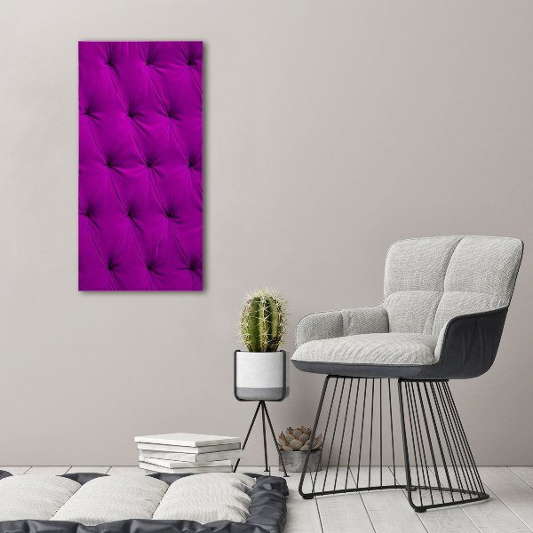 Cuadro moderno en lienzo resistente uv vertical pared de terciopelo