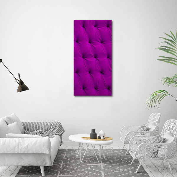 Cuadro moderno en lienzo resistente uv vertical pared de terciopelo