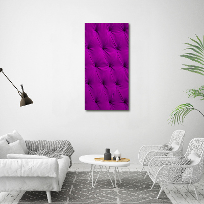 Cuadro moderno en lienzo resistente uv vertical pared de terciopelo