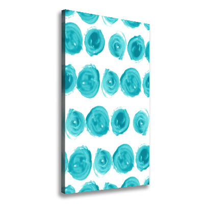 Fotografía en lienzo vertical Puntos