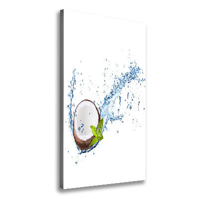 Cuadro canvas decorativo para salón vertical Coco