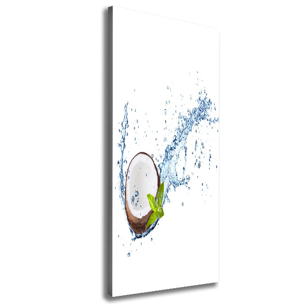 Cuadro canvas decorativo para salón vertical Coco