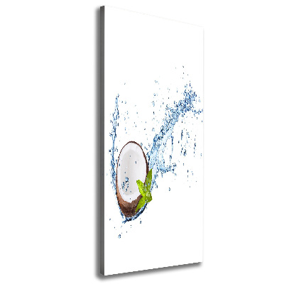Cuadro canvas decorativo para salón vertical Coco