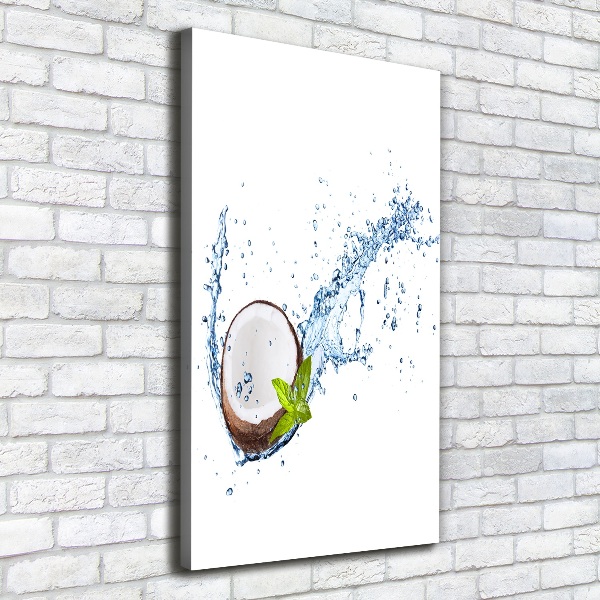 Cuadro canvas decorativo para salón vertical Coco
