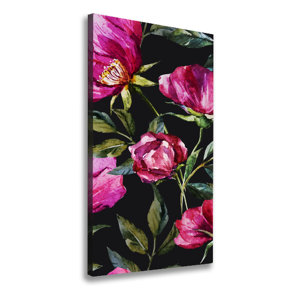 Foto obraz drukowany na płótnie pionowy Maki