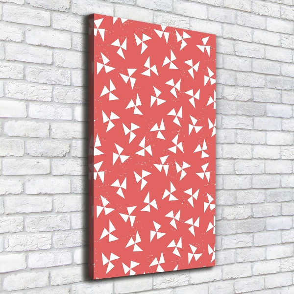 Cuadro moderno en lienzo resistente uv vertical Fondo geométrico