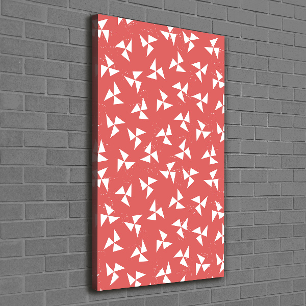 Cuadro moderno en lienzo resistente uv vertical Fondo geométrico