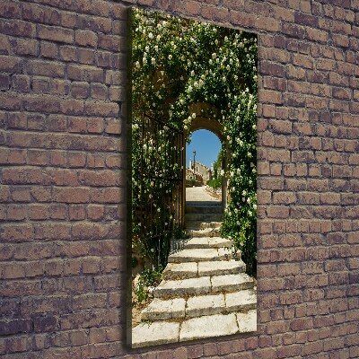 Fotografía en lienzo vertical Arco floral