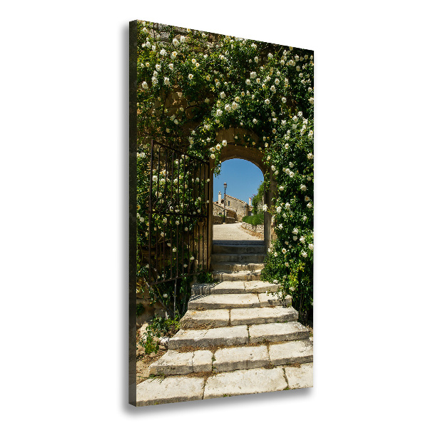 Fotografía en lienzo vertical Arco floral
