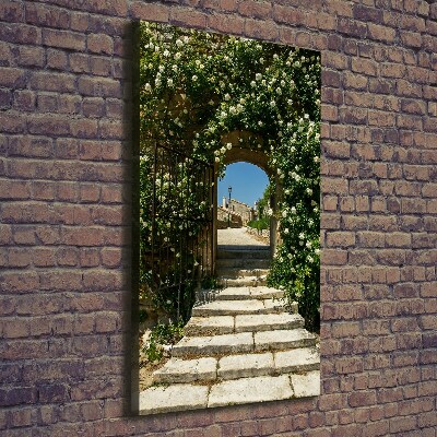 Fotografía en lienzo vertical Arco floral
