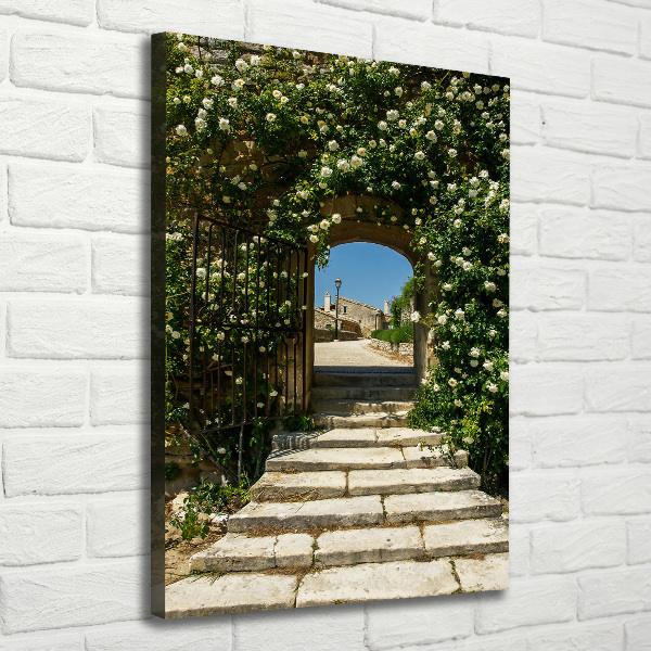 Fotografía en lienzo vertical Arco floral