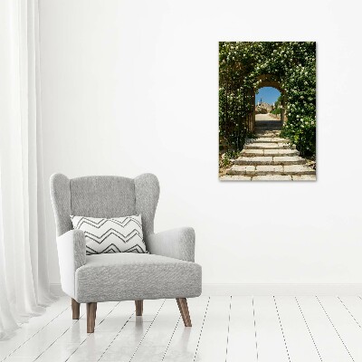 Fotografía en lienzo vertical Arco floral