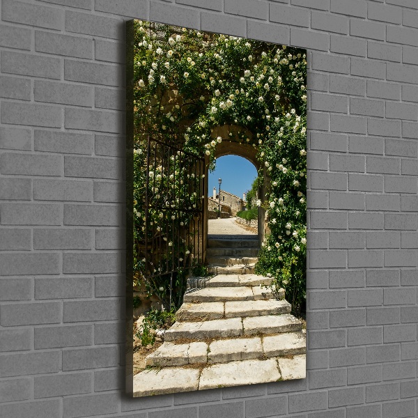 Fotografía en lienzo vertical Arco floral