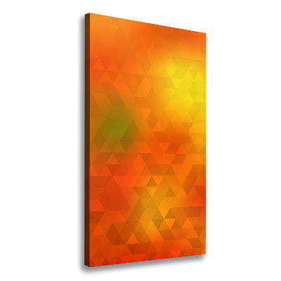Fotografía en lienzo vertical Triángulos abstractos