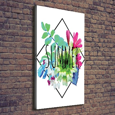 Foto obraz drukowany na płótnie pionowy Lato