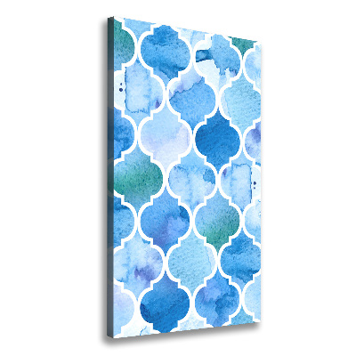 Impresión en lienzo vertical Antecedentes marroquíes