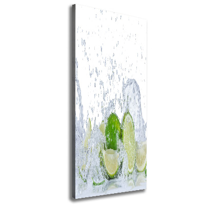 Cuadro canvas decorativo para salón vertical Limas