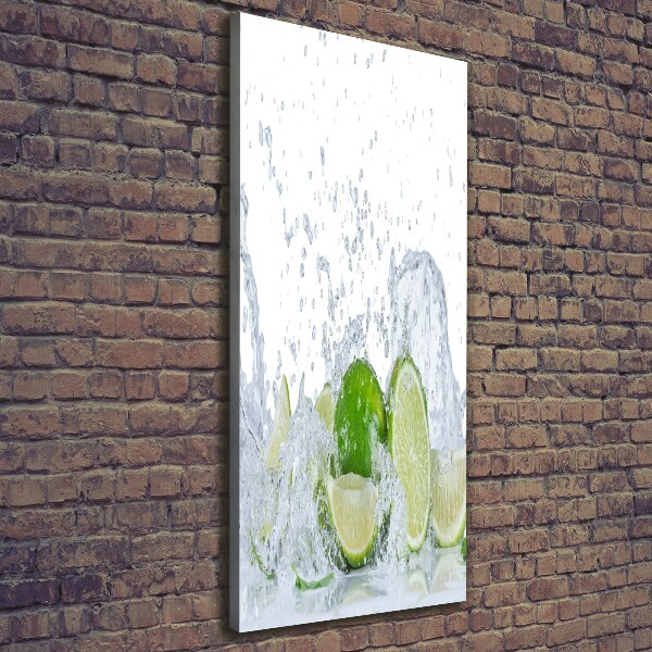 Cuadro canvas decorativo para salón vertical Limas